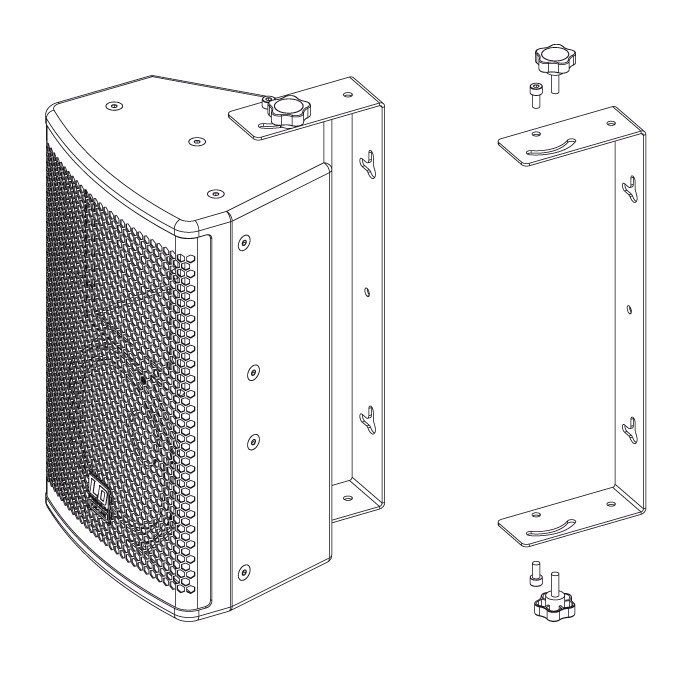 LD Systems Wall Bracket black for LDV10 and LDV10A