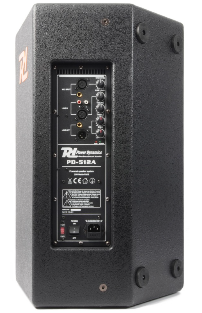 Power Dynamics	PD-512A Active PA Speaker 12″ 400W