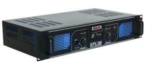 SkyTec SPL 300MP3 Amplifier blue LED + EQ Black