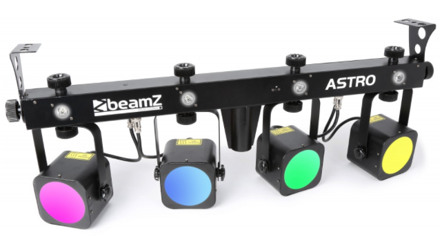 BeamZ Professional Astro Parbar 4x 20W COB + 4x 1W White LEDs