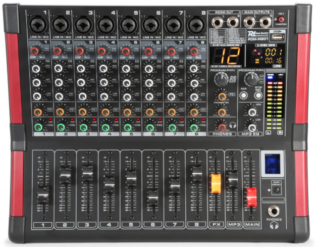Power Dynamics	PDM-M804 8-Channel Music Mixer